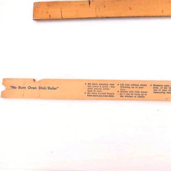 Wooden Vintage Rulers -Westcott-Senco Rockdale Works -15 + -Lot of 3 Made In USA - Picture 6 of 7